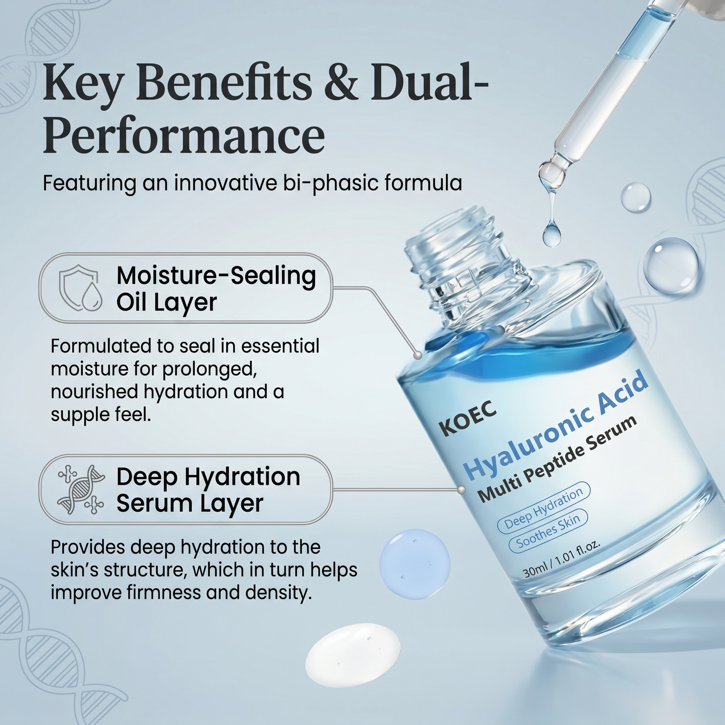 KOEC Salmon PDRN Hyaluronic Acid Serum