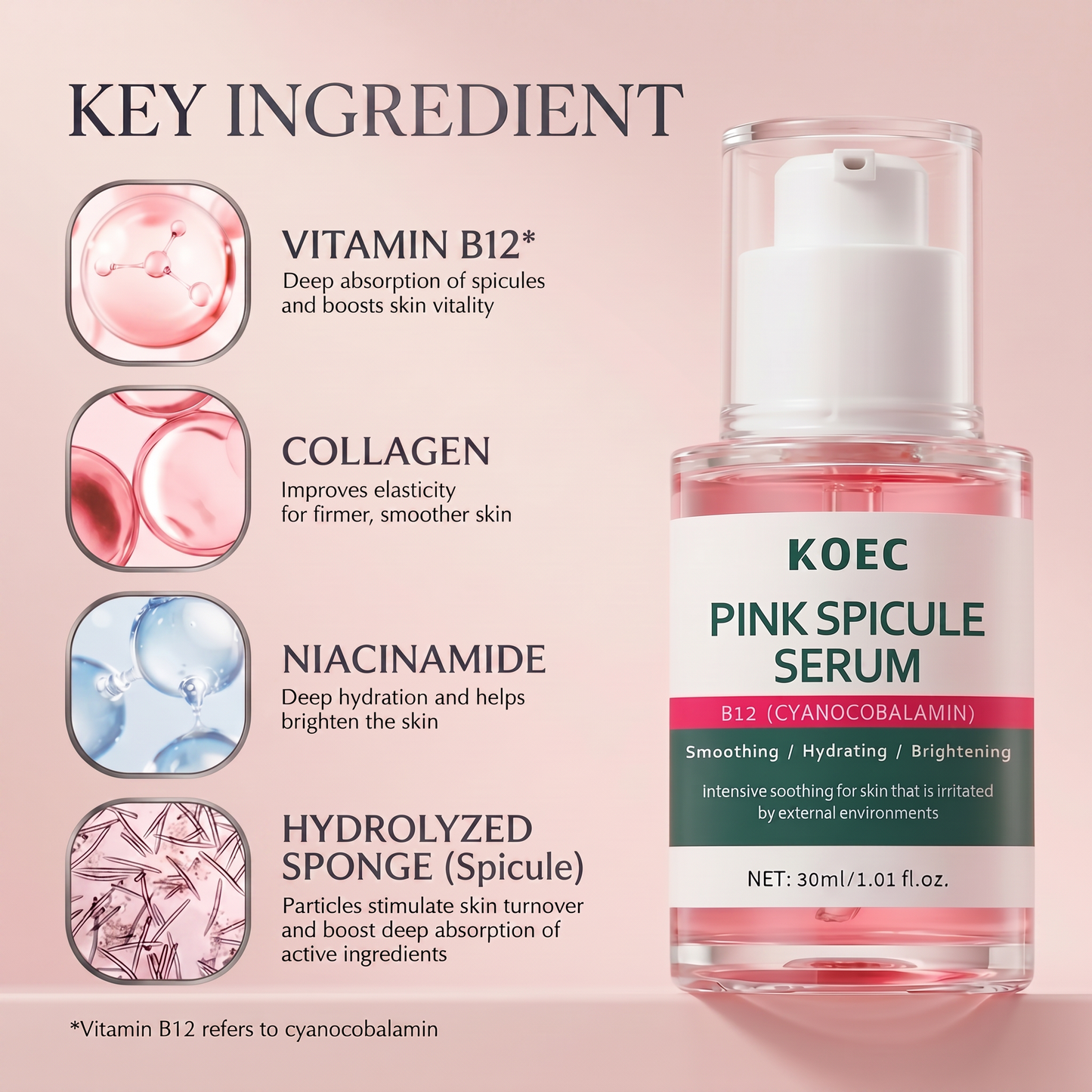 KOEC Vitamin B12 Spicule Glow Serum