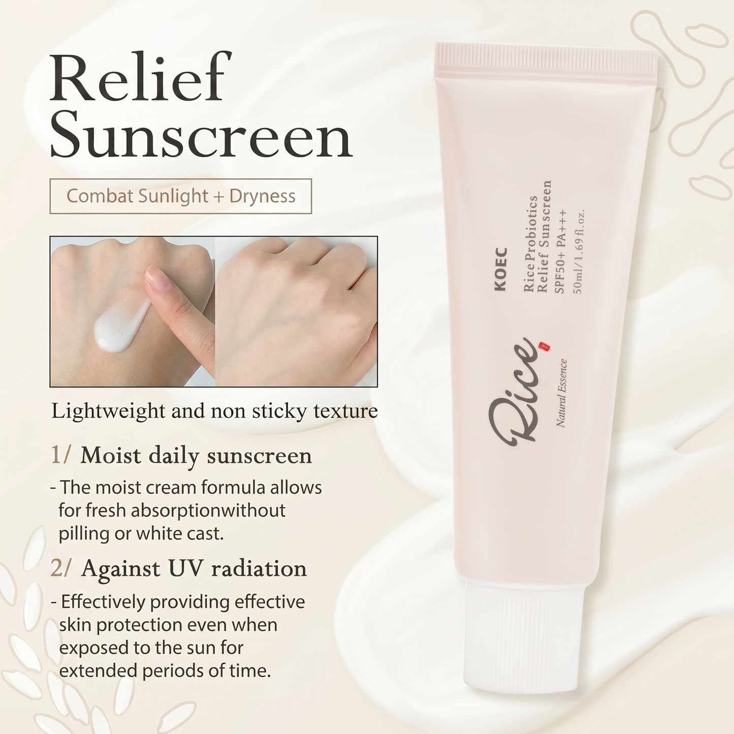 KOEC Essentials Rice Probiotic Sunscreen