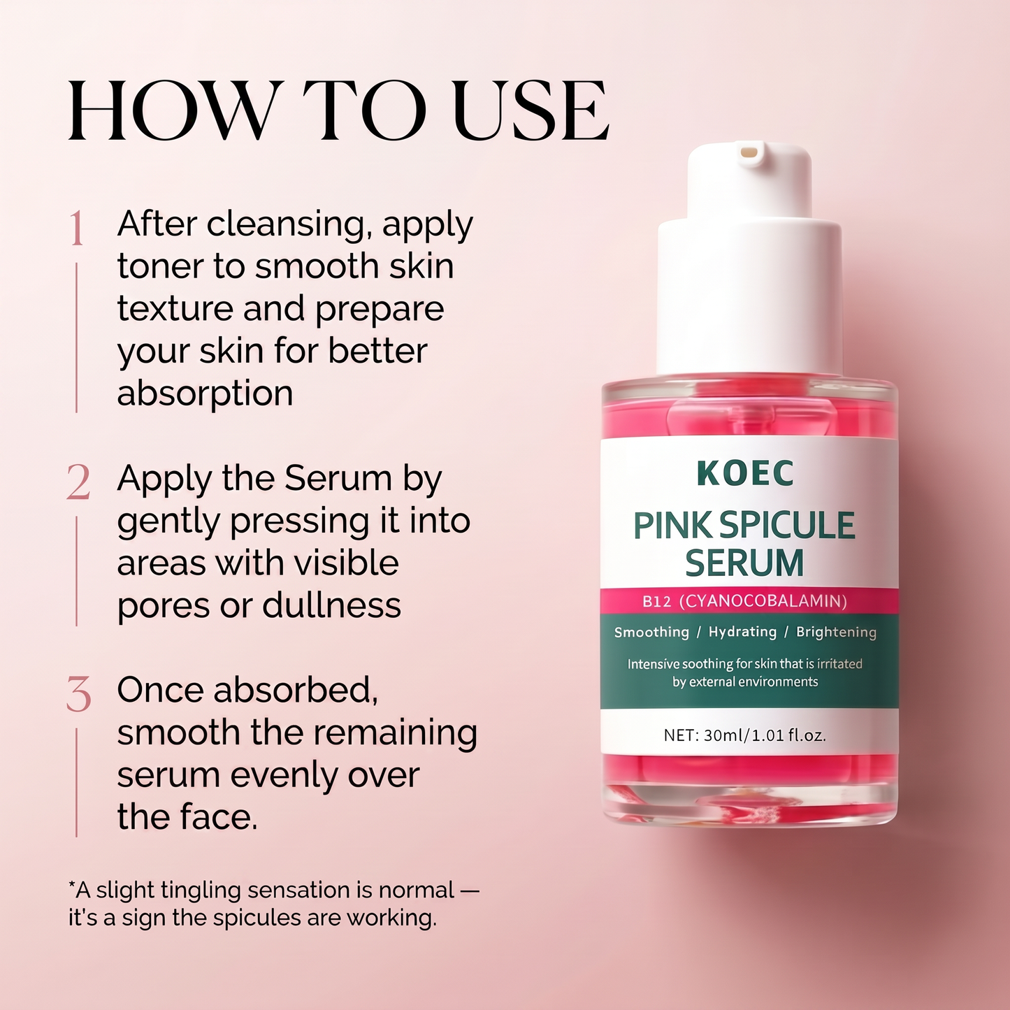 KOEC Vitamin B12 Spicule Glow Serum