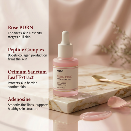 Rose PDRN Peptide Glow Serum