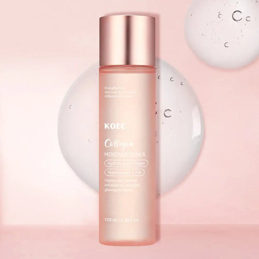 100ml KOEC Triple Collagen Moisturizing Facial Toner Easy-Absorbing Hydrating Improve Elasticity Niacinamide Hyaluronic Acid